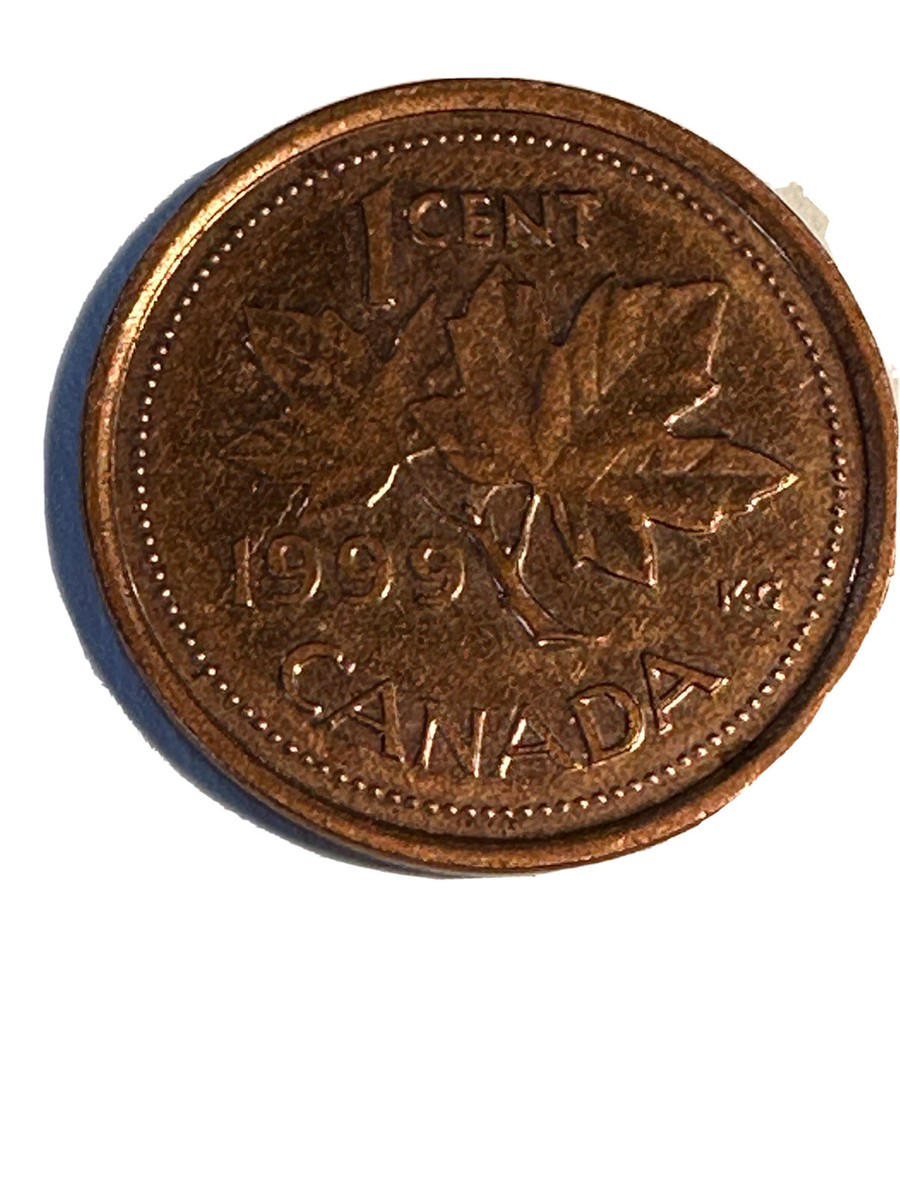1999 Canadian Silver 1 Cent Coin Elizabeth II. | eBay