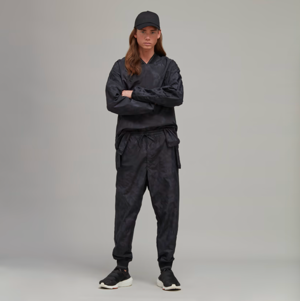 Adidas Y-3 LEOPARD PRINT SOCCER BLACK PANTS RETAIL $500 Size Adidas Y-3 LEOPARD PRINT SOCCER BLACK PANTS RETAIL $500 Size