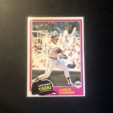 1981 Topps Lance Parrish Baseball Card #392 NM-Mint FREE SHIPPING