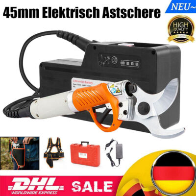 4.5CM Electric Cordless Pruning Branch Shears Garden Scissors Blade Trimmers EU