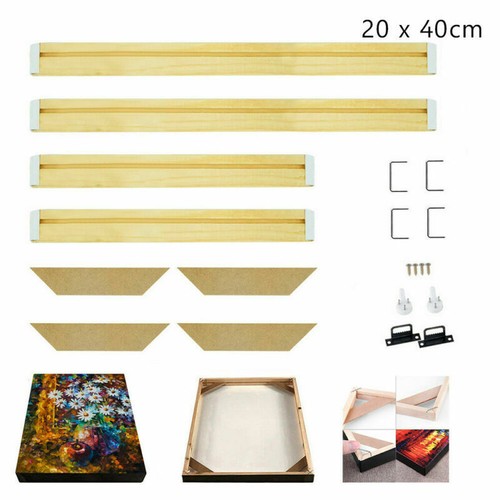 Stretcher Wall Gallery Strips Bar Professional Frame Canvas Pine Art DIY Wooden - Picture 13 of 36