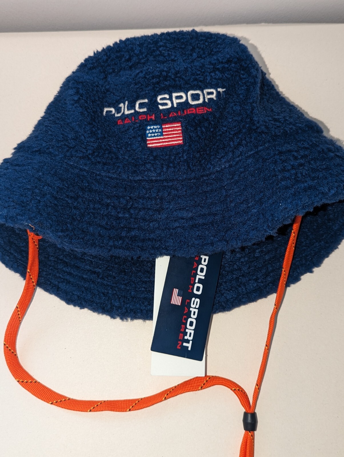 Ralph Lauren Polo Sport Bucket Loft Hat Fleece Sherpa Boonie Teddy USA