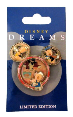 DLR 2008 DREAMS COLLECTION ''THREE LITTLE PIGS'' BIG BAD WOLF PIN  LE 1000  #62063