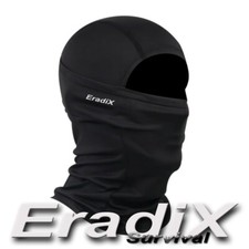 EradiX Sturmhaube Balaclava Kart Ski Motorrad Helm Kopfbedeckung schwarz