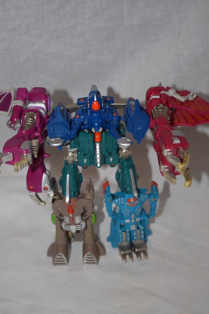 Vintage Complete 6 Go Bots Monstrous Renegade Robot Giant Set 1986