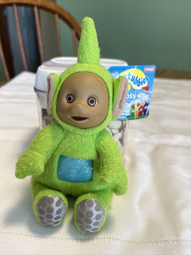 DIPSY Teletubbies BEANLINGS Playskool Tags 1998 Ragdolls Hasbro 6” Green Vintage