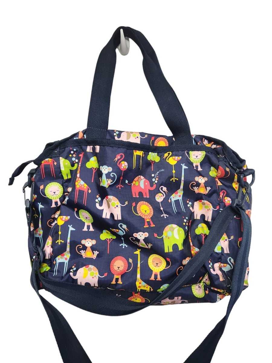 LeSportsac Ryan Diaper Bag Baby Tote With Changing Pad Zoo Cute