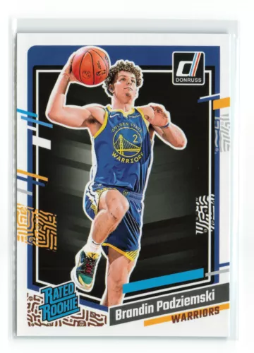 Brandin Podziemski #249 2023-24 PANINI DONRUSS WARRIORS RATED ROOKIE