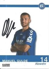 Manuel Gulde-Karlsruher SC-season 2013/2014-autograph card