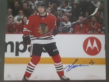 Nicolas Beaudin Chicago Blackhawks 8x10 Photo Signed Autograph Signature Coa