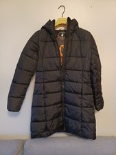 Save The Duck Coat Woman Lightweight Quilted Zip Hooded Animal Free Size 1 Uk10