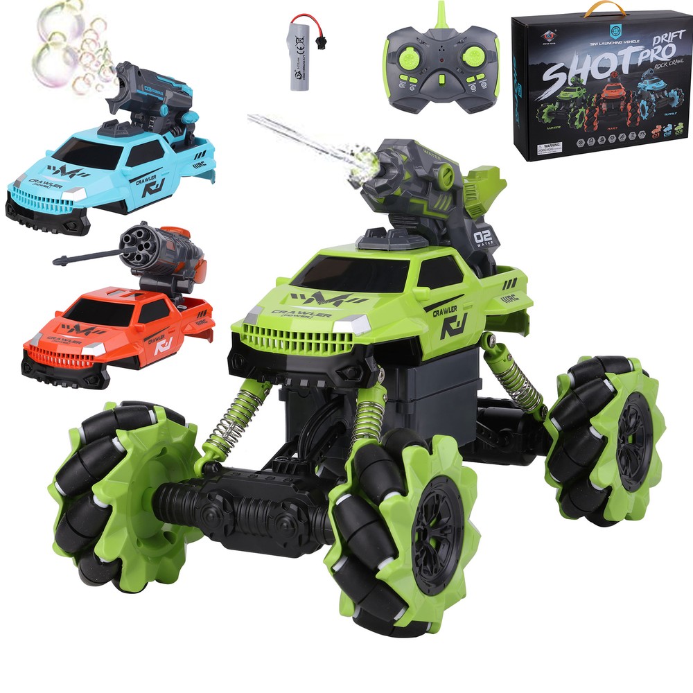 1:14 Remote Control Stunt Toy Car RC Drift Vehicle Bubble Shooting Racing