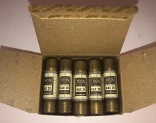 NEW Tron Buss KAX-20 Rectifier Fuses, Box Of 10 NOS