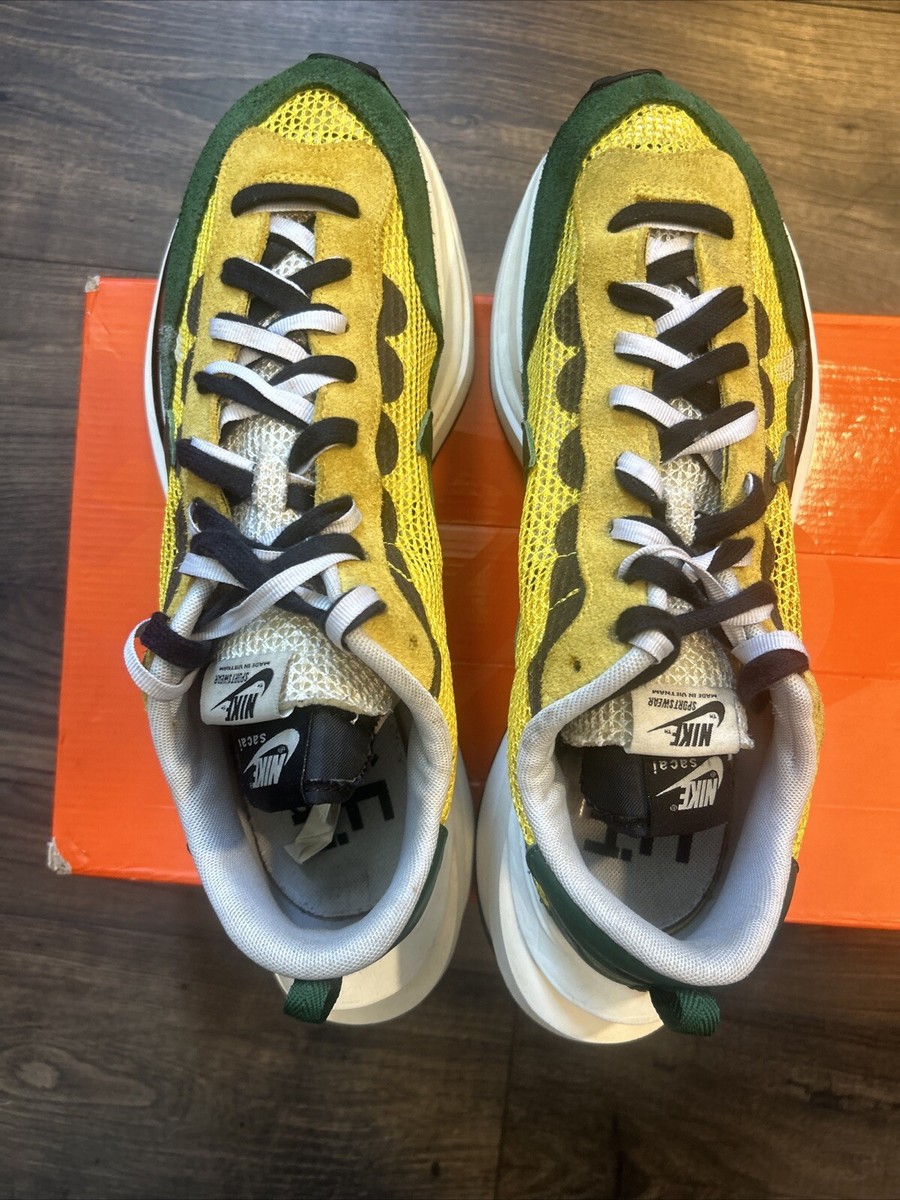 sacai × Nike Vapor Waffle Yellow DS MENS NIKE VAPORWAFFLE Sacai Tour Yellow CV1363 700 SZ