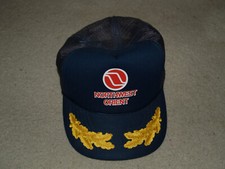 Vintage Airline Cap Hat Northwest Orient Airl...