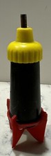 Cap Bomb Rocket Toy by Palmer Plastics 1950's 5" Black and Red VERSION
