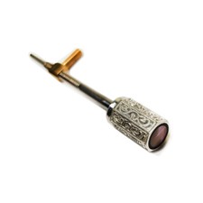 4/4 Violin Silver Button Screw Eyelet Carving Violin Screw Bow Making Repair