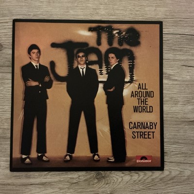 THE JAM. ALL AROUND THE WORLD - CARNABY STREET 45 Rpm Italy  70 Years