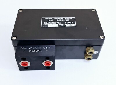 Furness Controls Range 0-5 mbar Low Pressure Transmitter FC053 230V AC 4-20mA