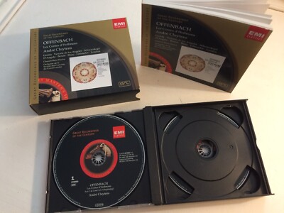 Offenbach.Hoffmanns Märchen.Gedda.D'Angelo.A Cluytens.Box 2cd+Heft