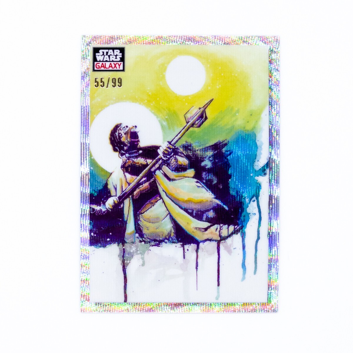 2023 Topps Chrome Star Wars Galaxy #53 Tusken Under Twin Suns Wave 55/99