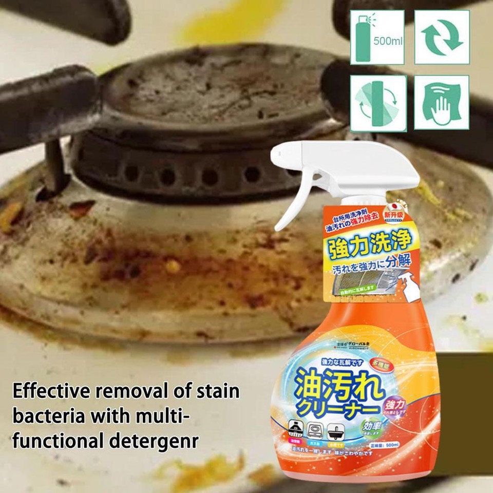 MultiPurpose Kitchen Stove Grease Cleaner for Range Hoods, Exhaust