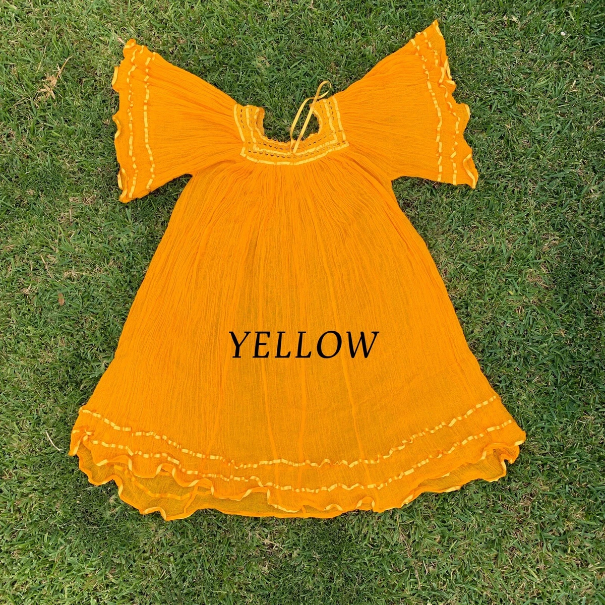 Mexican gauze dress cheap