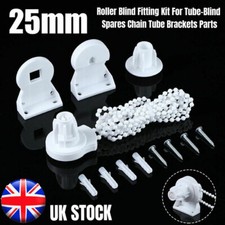 Roller Blind Fitting Kit For 25mm Tube-Blind Spares Chain Tube Brackets Parts UK