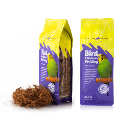 Critters Comfort Vogelgehege Einstreu (Kurzfasermix) 2 Liter Packung