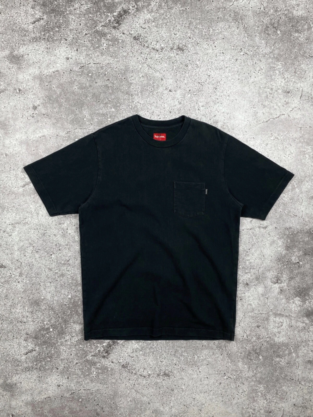 Supreme S/S Pocket T Shirt Lavé Manches Courtes Homme M