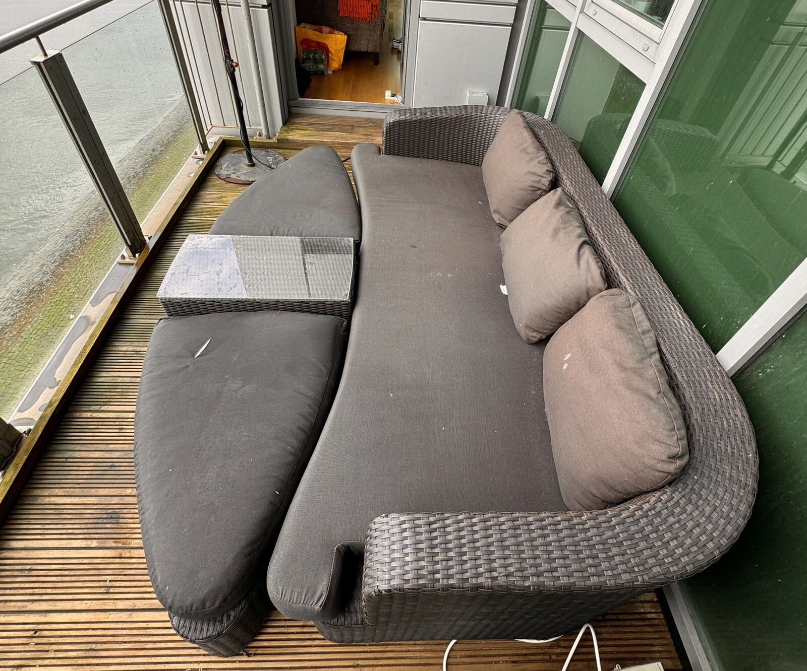 pre owned rattan garden furniture used eBay