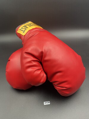 Vintage Everlast Red Yellow Label 14oz. Boxing Gloves made in