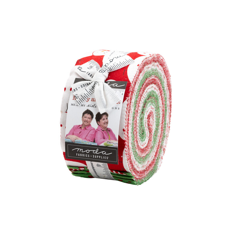 Merry and Bright Fabric Jelly Roll 2.5 Merry and Bright Fabric Jelly Roll 2.5
