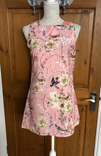 Floral Pattern Pink Dress Size UK S by GLAMOROUS