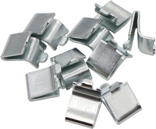 20 Pieces Adjustable Steel Pilaster Shelf Clips Support, Shelving Bracket Clips