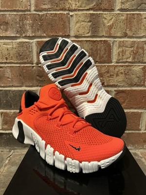 New 11.5 Nike Free Metcon 4 Team Orange White Training Shoes CT3886-890 Men