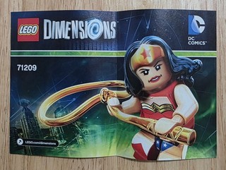 Lego Dimensions Instruction Booklet Wonder Woman 71209