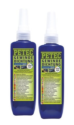 2x PETEC Gewinde Dichtung universal blau 100g Gewindedichtmittel - 97210