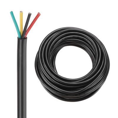 16AWG 16/4 4 Core Shielded Wire CNC Wire (50 FT) UL2464 Tinned Copper Core