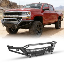 Off-road Front Bumper For 2016 2017 2018 Chevy Silverado 1500 Wwinch Plate Usa