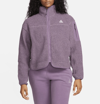 Nike ACG Women's Purple Oversized Arctic Wolf Polartec Fleece