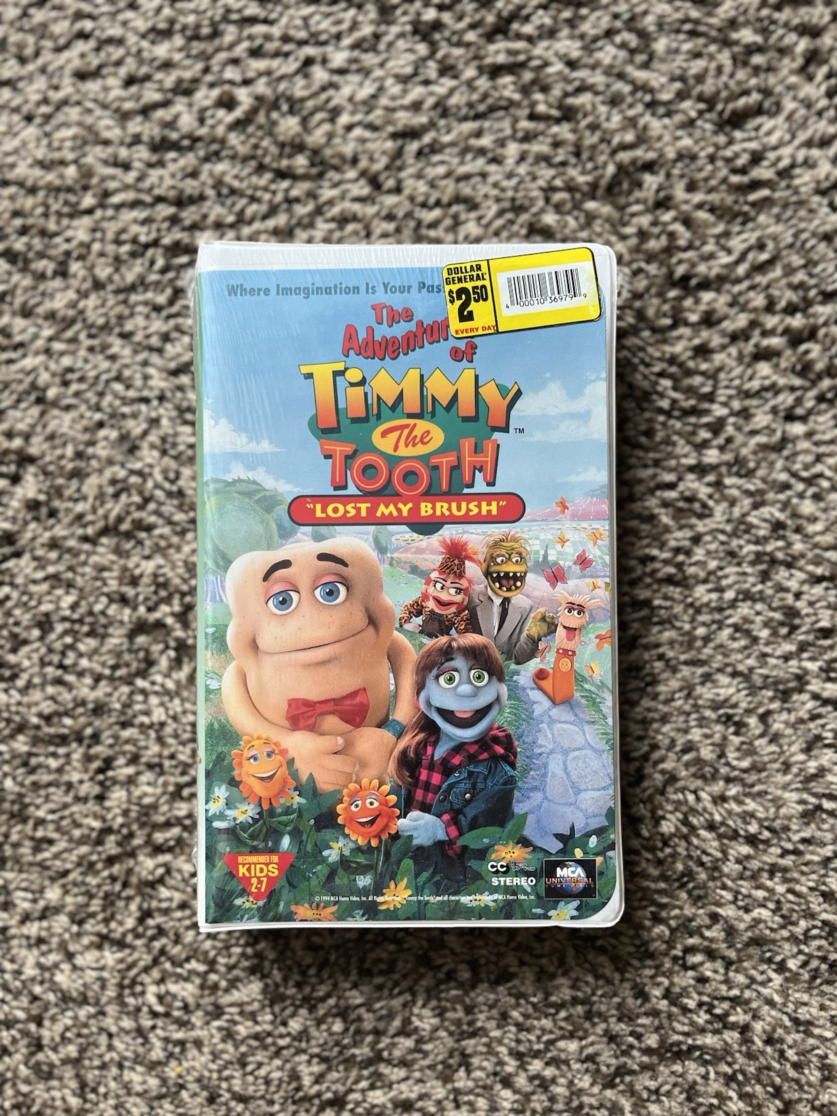 SEALED BRAND NEW | The Adventures of Timmy the Tooth - Lost My Brush VHS
