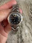 Vintage Seiko Silver Sports 100 Quartz Ladies Watch Needs Battery