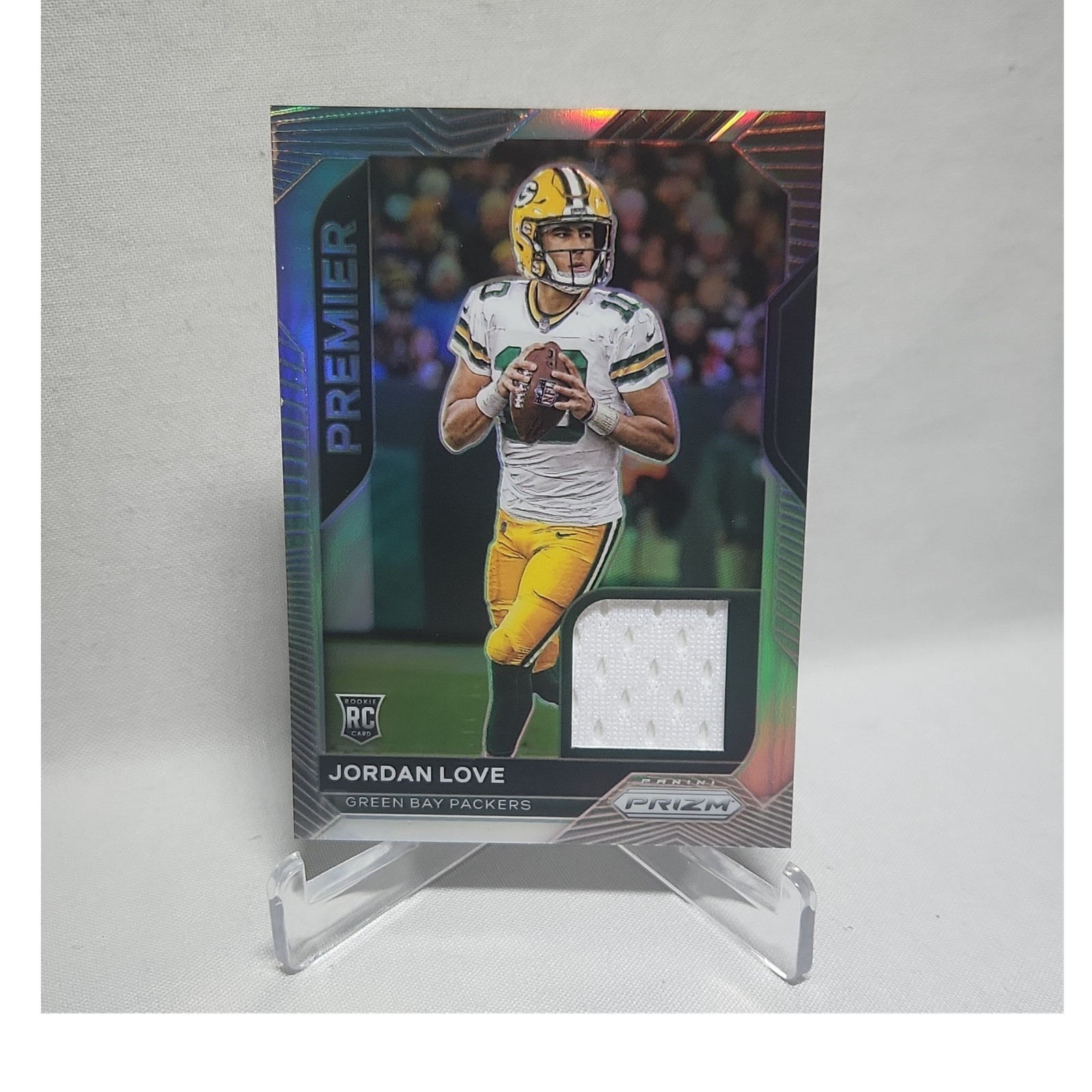 Panini 2020 Prizm Premier Jerseys Rookie Memorabilia Jordan Love Packers #6