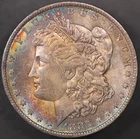 1883 O MORGAN SILVER DOLLAR Toned FRESH FROM A LOCAL COLLECTION LOT CC-241