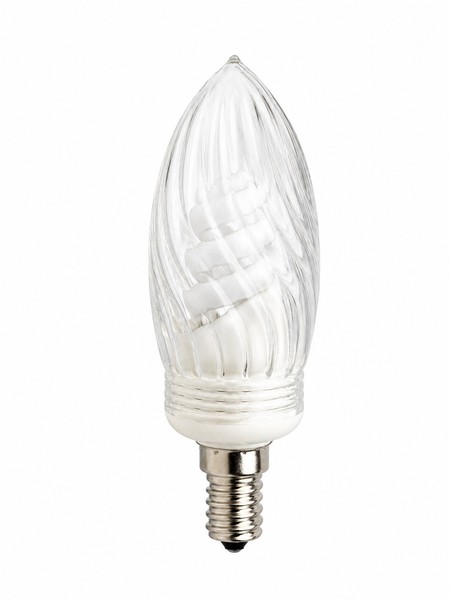 Paulmann 880.66 Energiesparlampe Kerze E14 7W 230V 2700K Warmweiß Klar-image