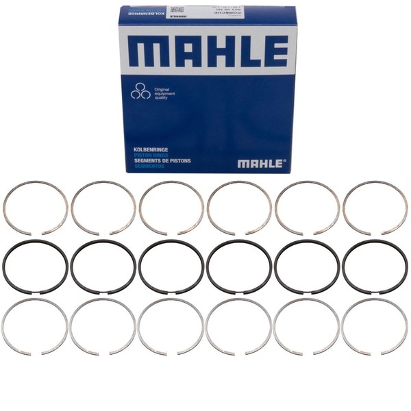 6X Mahle 50308N0 Kolbenringsatz FüR Porsche 911 Targa 2.0 S 160 PS 90110390101-image