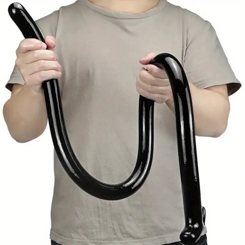 Dildo,-flexibler-PVC–mit-doppelter-Penetration-für-die-Prostata-Stimulation,