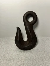 Vintage Durban - Durco Drop Forged Red D Grab 1/2” Eye Hook ST. Louis , MO. 