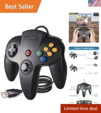Versatile N64 Wired Controller for USB Devices - Perfect for Retro Emulators